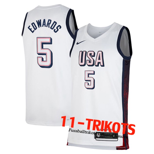 USA Trikot (EDWARDS #5) 2024/25 Weiß