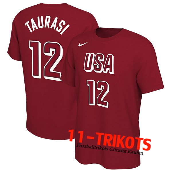 USA Trikot (TAURASI #12) 2024/25 Rot