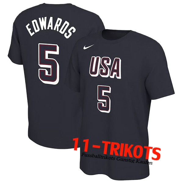 USA Trikot (EDWARDS #5) 2024/25 Schwarz -02