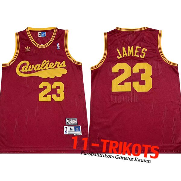 Cleveland Cavaliers Trikot (JAMES #23) 2024/25 Rot/Gelb