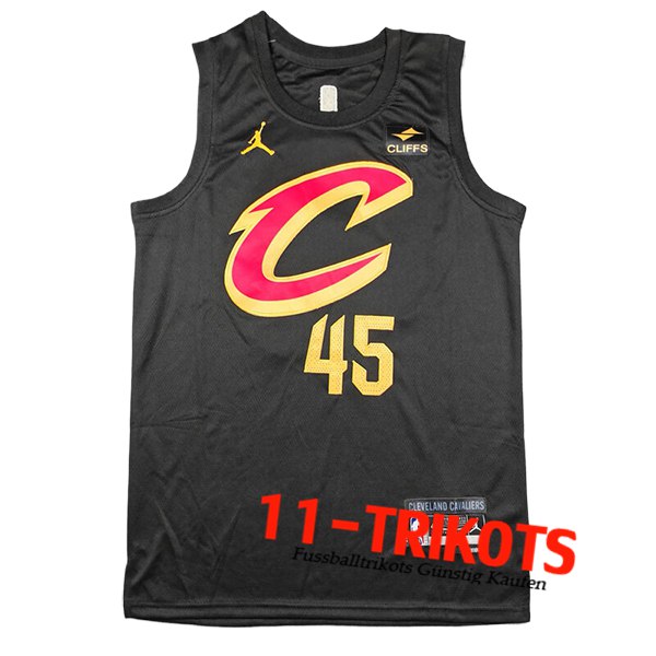 Cleveland Cavaliers Trikot (MITCHELL #45) 2024/25 Schwarz/Gelb