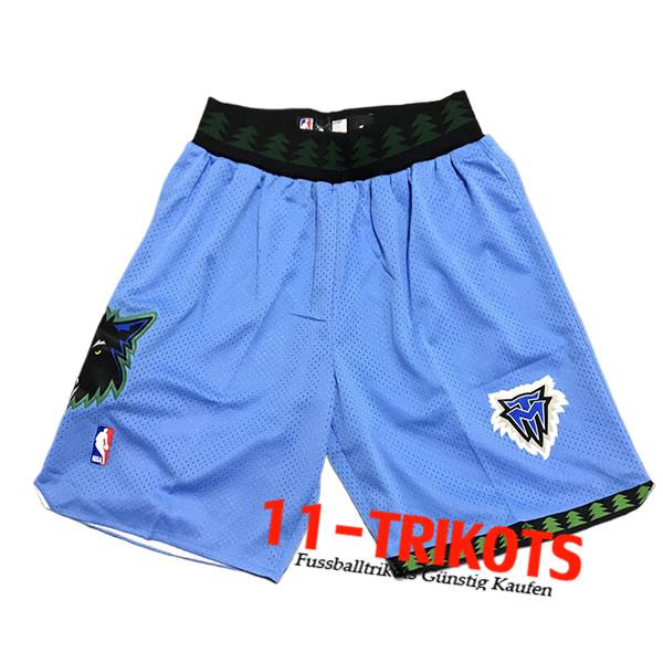 Minnesota Timberwolves Shorts NBA 2024/25 Blau -05