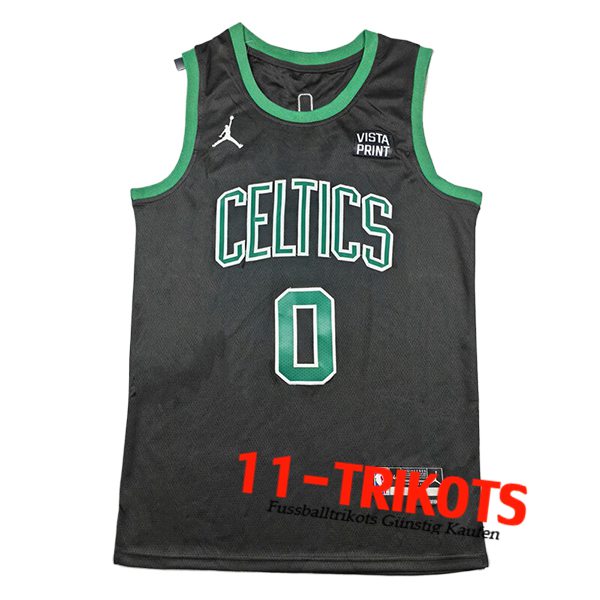 Boston Celtics Trikot (TATUM #0) 2024/25 Schwarz/Grün