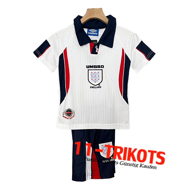 Britannien Retro Kinder Heimtrikot 1998