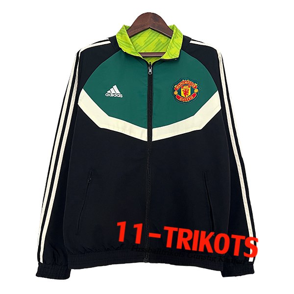 Manchester UnitedWindjacke Schwarz/Grün/Weiß 2024/2025