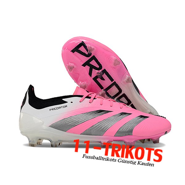 Adidas Fussballschuhe Predator Elite FG Rosa/Grau/Weiß