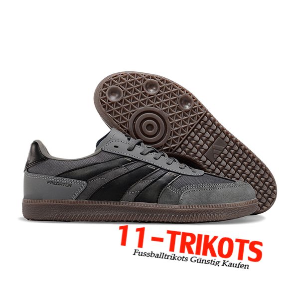 Adidas Fussballschuhe PREDATOR 24 LEAGUE LOW BOOTS Grau/Schwarz