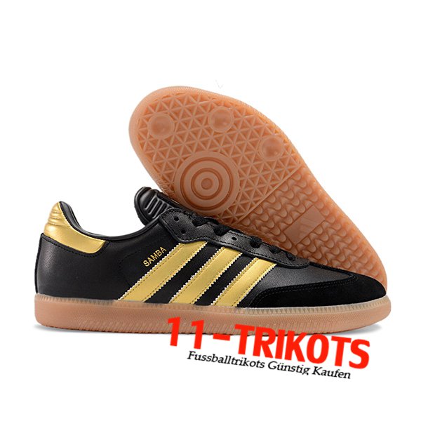 Adidas Fussballschuhe SAMBA MESSI INDOOR BOOTS Schwarz/Gelb