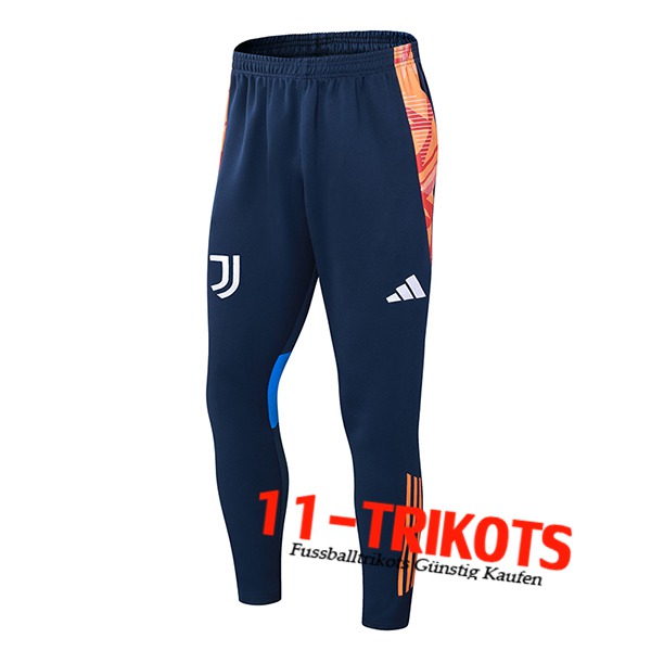 Juventus Trainingshose Blau/Orange 2024/2025