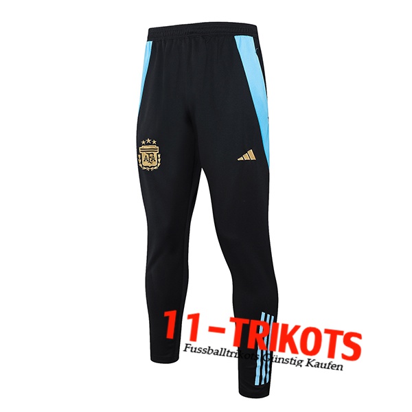 Argentinien Trainingshose Schwarz/Blau 2024/2025