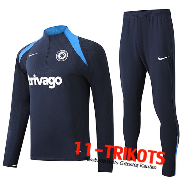 FC Chelsea Trainingsanzug Schwarz/Blau 2024/2025