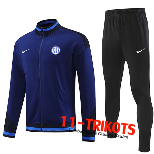 Inter Milan Trainingsanzug Trainingsjacke Blau/Schwarz 2024/2025