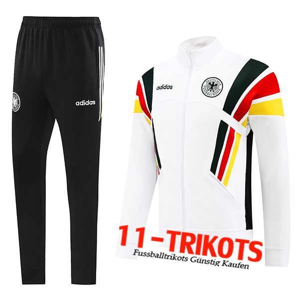 Deutschland Trainingsanzug Trainingsjacke Weiß 2024/2025 -02