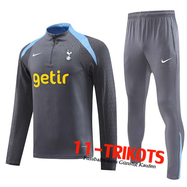 Tottenham Hotspur Trainingsanzug Kinder Grau/Blau 2024/2025