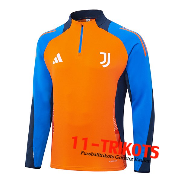 Juventus Training Sweatshirt Orange/Blau 2024/2025