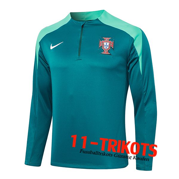 Portugal Training Sweatshirt Grün 2024/2025 -02