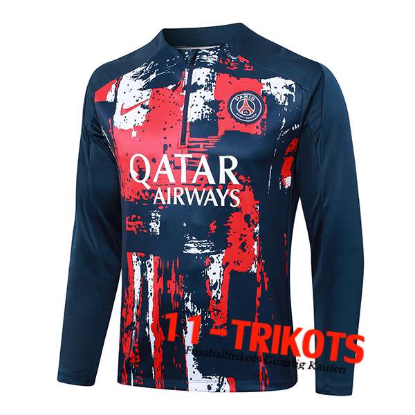 PSG Training Sweatshirt Rot/Blau/Weiß 2024/2025