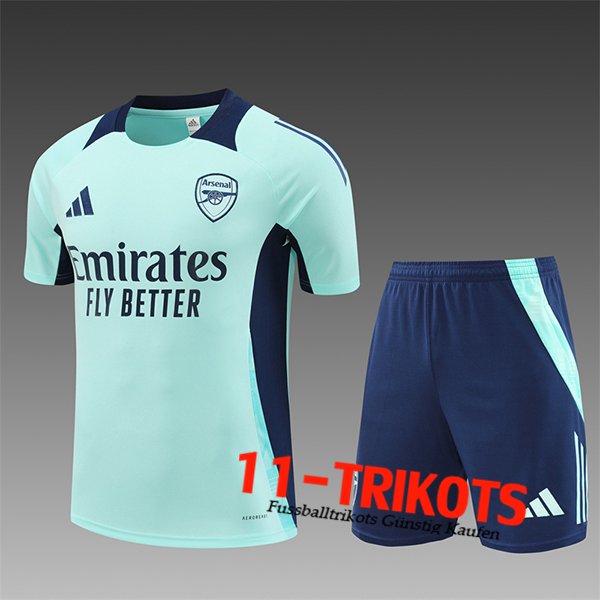 Arsenal Trainingstrikot Kinder Grün/Blau 2024/2025