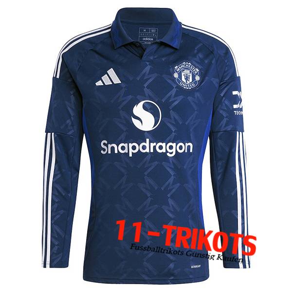 Neues Manchester United Auswärtstrikot Langarms 2024/2025