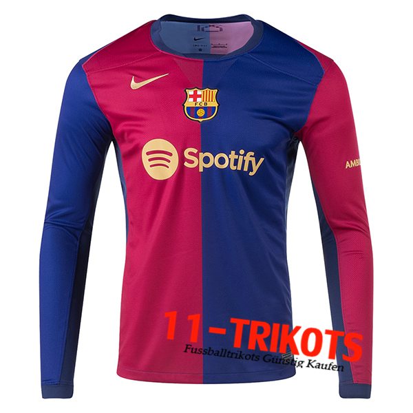 Neues FC Barcelona Langarms Heimtrikot 2024/2025