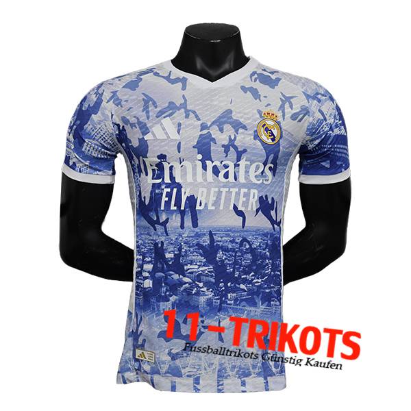 Real Madrid Fussball Trikots Special Edition Blau/Weiß 2024/2025