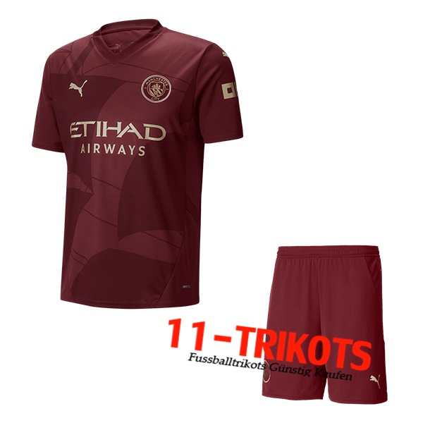 Neues Manchester City Kinder Third Trikot 2024/2025