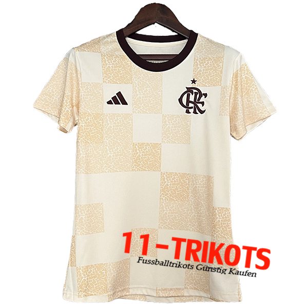 Flamengo Damen Fussball Trikots Special Edition Beige 2024/2025