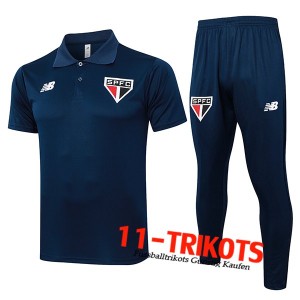 Sao Paulo FC Poloshirt Navy blau 2024/2025