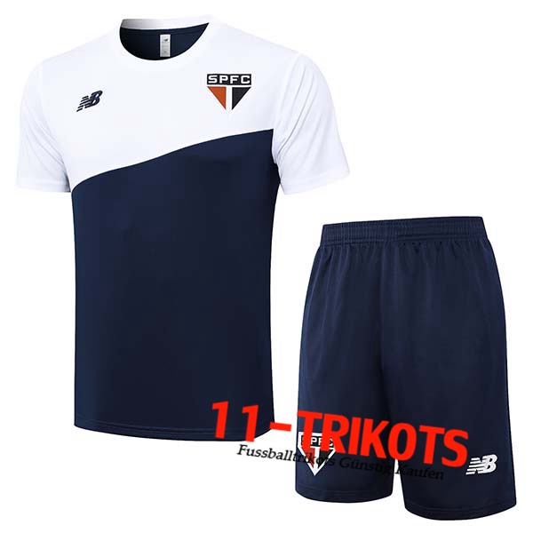 Sao Paulo FC Trainingstrikot Weiß/Blau 2024/2025