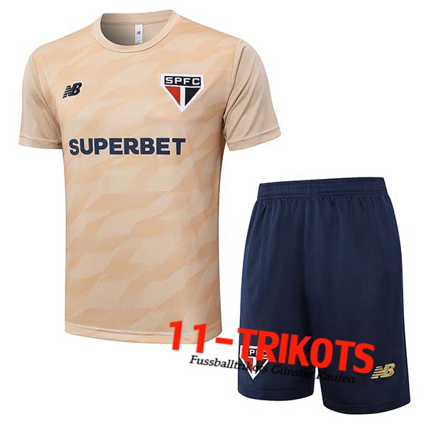 Sao Paulo FC Trainingstrikot Beige 2024/2025