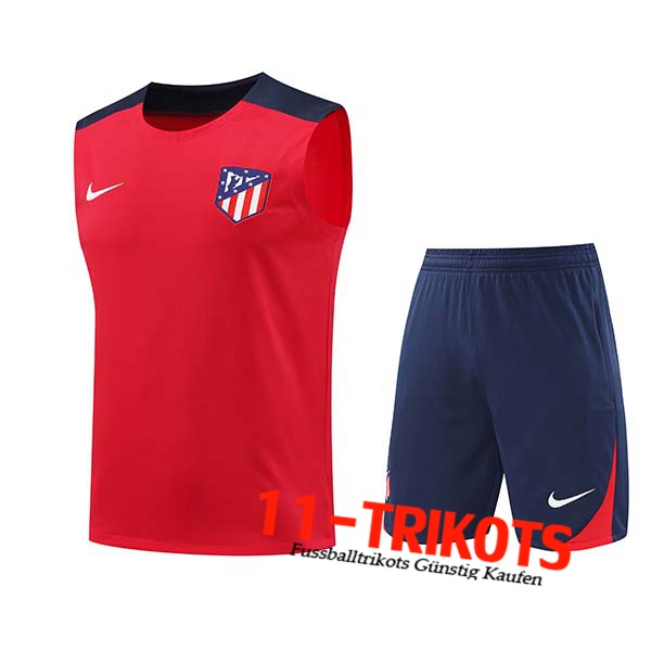 Atletico Madrid Trainings-Tanktop Rot/Blau 2024/2025