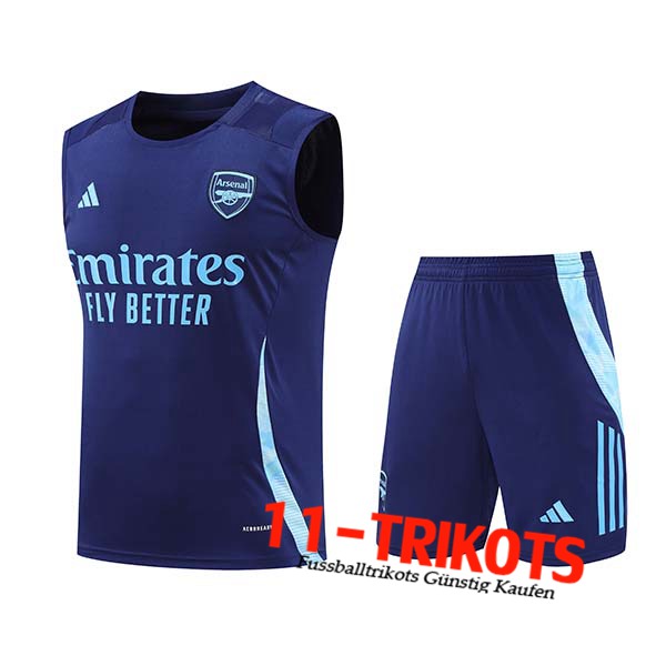 Arsenal Trainings-Tanktop Blau 2024/2025