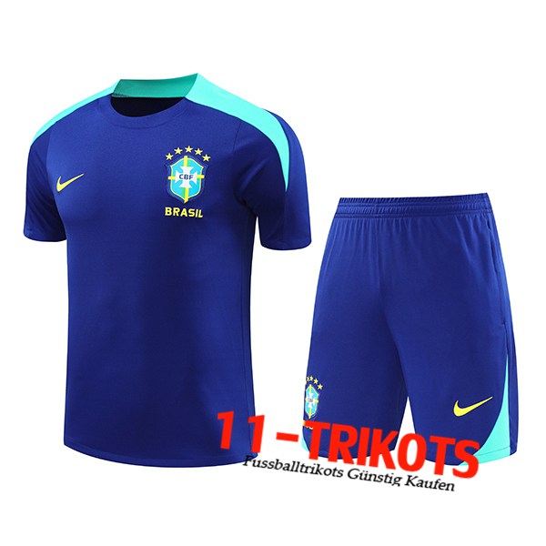 Brasilien Trainingstrikot Blau 2024/2025