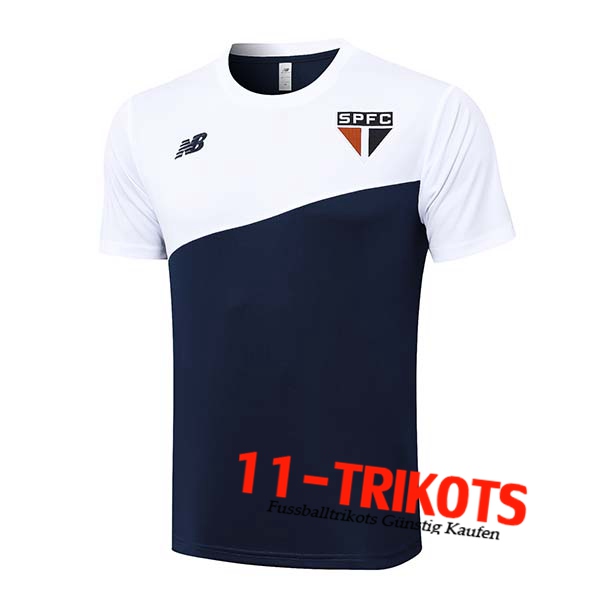 Sao Paulo FC Trainingstrikot Weiß/Blau 2024/2025