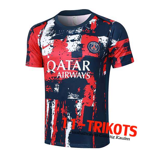 PSG Trainingstrikot Rot/Blau 2024/2025