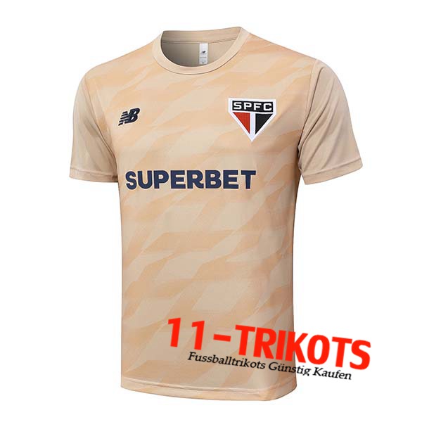 Sao Paulo FC Trainingstrikot Beige 2024/2025