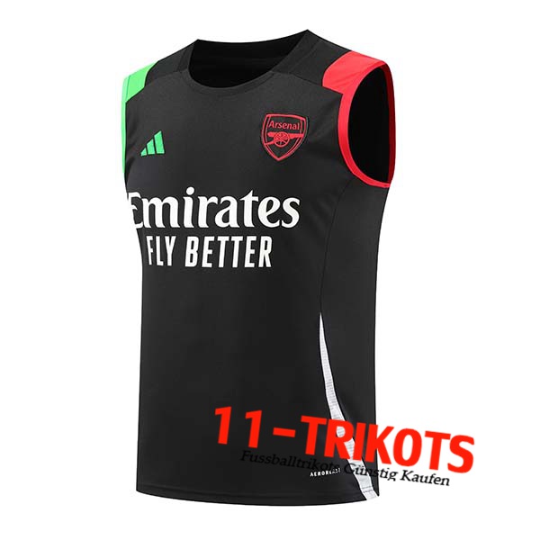 Arsenal Trainings-Tanktop Schwarz 2024/2025