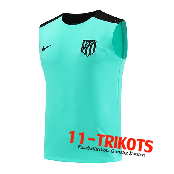 Atletico Madrid Trainings-Tanktop Grün/Schwarz 2024/2025