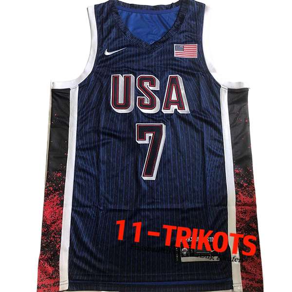 USA Trikot (DURANT #7) 2024/25 Dunkelblau