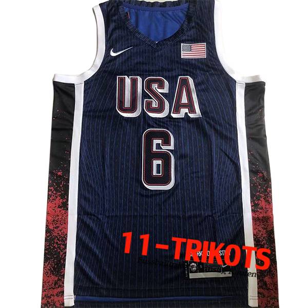 USA Trikot (JAMES #6) 2024/25 Dunkelblau -02