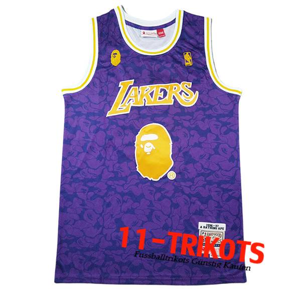 Los Angeles Lakers Trikot (BAPE #93) 2024/25 lila