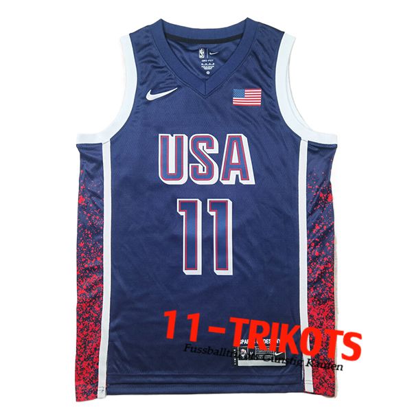 USA Trikot (EMBIID #11) 2024/25 Blau/Rot/Schwarz