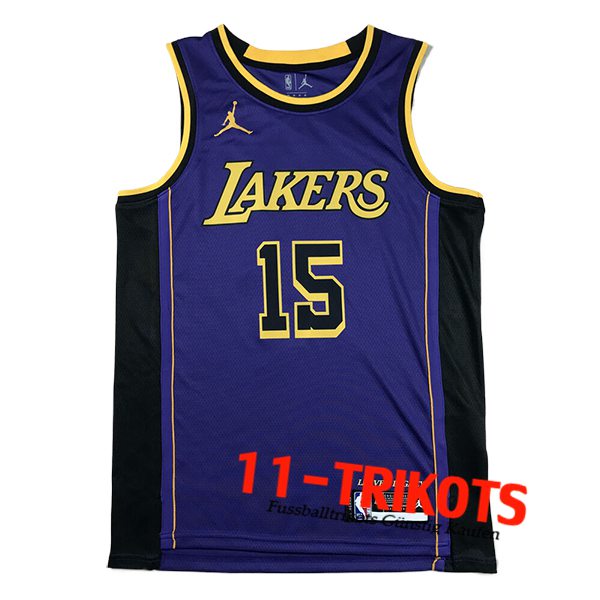 Los Angeles Lakers Trikot (REAVES #15) 2024/25 lila/Schwarz/Gelb -02