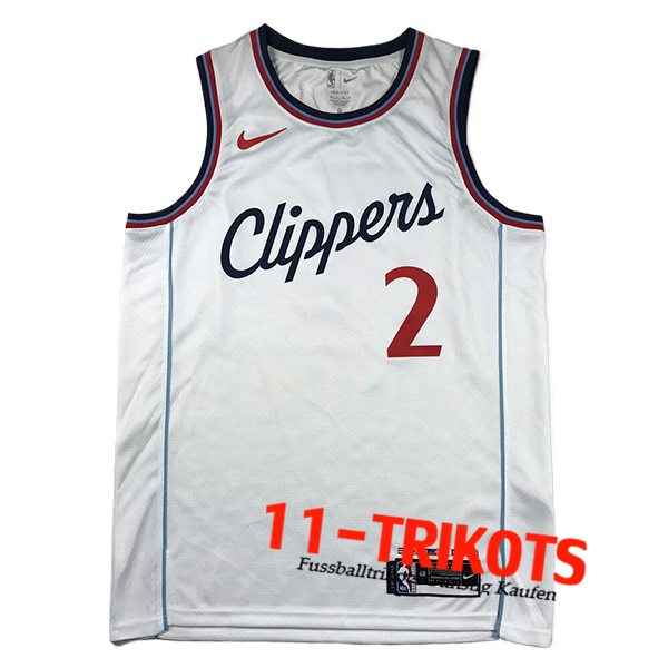 Los Angeles Clippers Trikot (LEONARD #2) 2024/25 Weiß -03