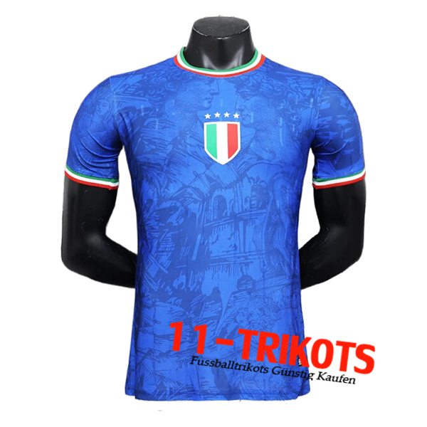 Italien Fussball Trikots Special Edition Blau 2024/2025 -02