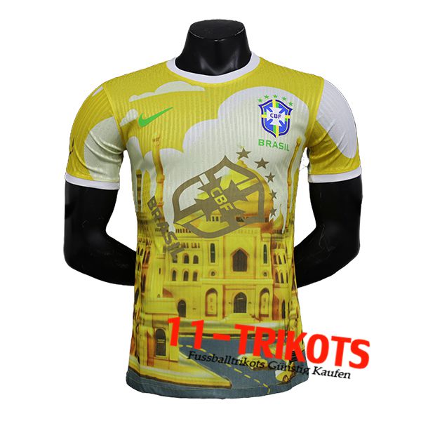 Brasilien Fussball Trikots Special Edition Gelb 2024/2025 -02