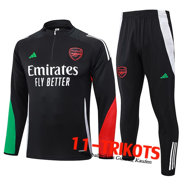 Arsenal Trainingsanzug Schwarz 2024/2025