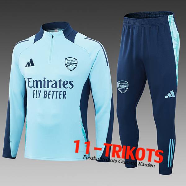 Arsenal Trainingsanzug Kinder Blau 2024/2025 -02