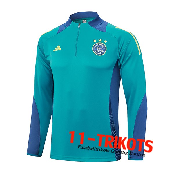 Ajax Training Sweatshirt Grün/Blau 2024/2025