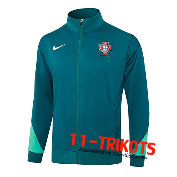 Portugal Trainingsjacke Grün 2024/2025